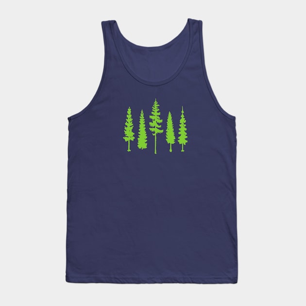 Trees silhouette Tank Top by PallKris